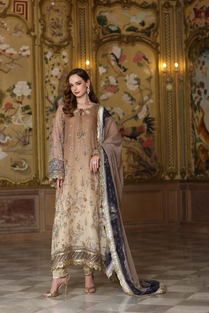 Noor by Saadia Asad | Festive 25 | D2 - Beige