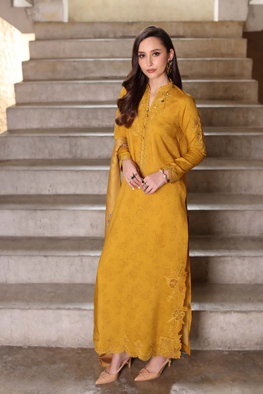 Noor by Saadia Asad | Winter Embroidered Printkhaas 25 | D3 - B