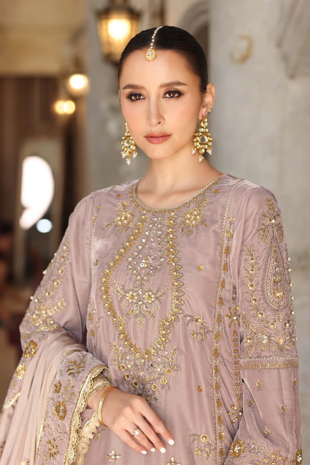 Noor by Saadia Asad | Handcrafted Velvet 25 | Khayal