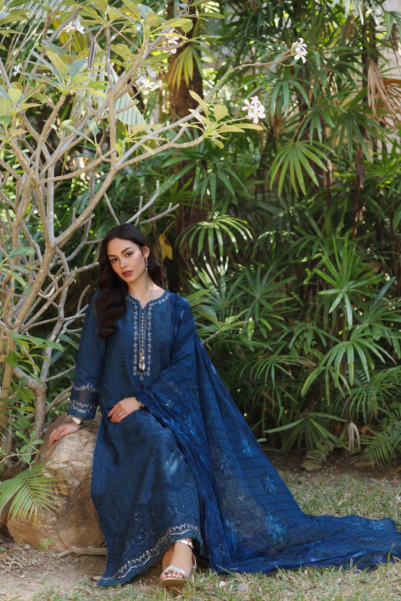 Noor by Saadia Asad | Eid Luxury Laserkari 25 | D7-B
