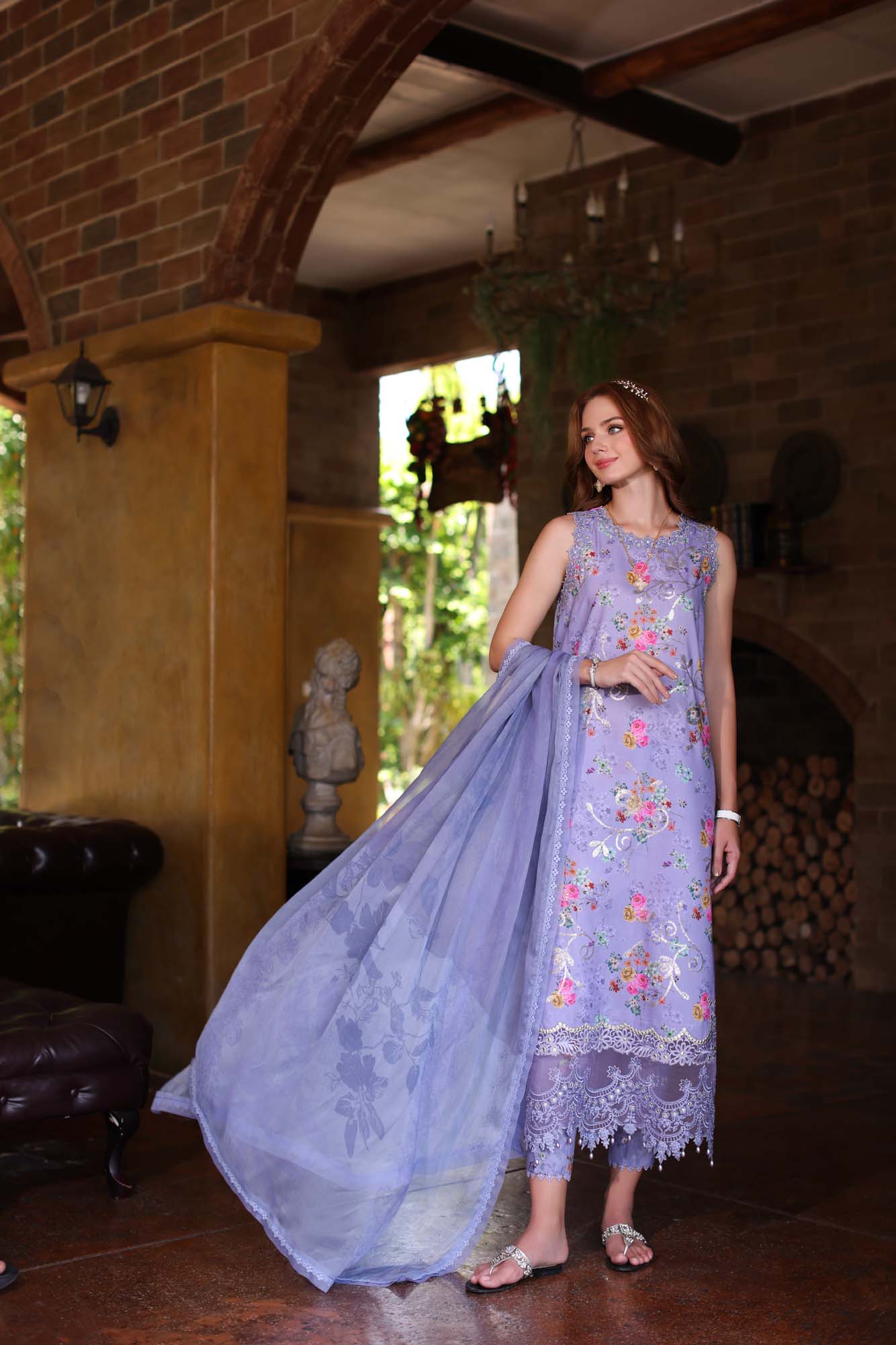 Noor by Saadia Asad | Eid Luxe Printkari 24 | D10 - House Of Anaya