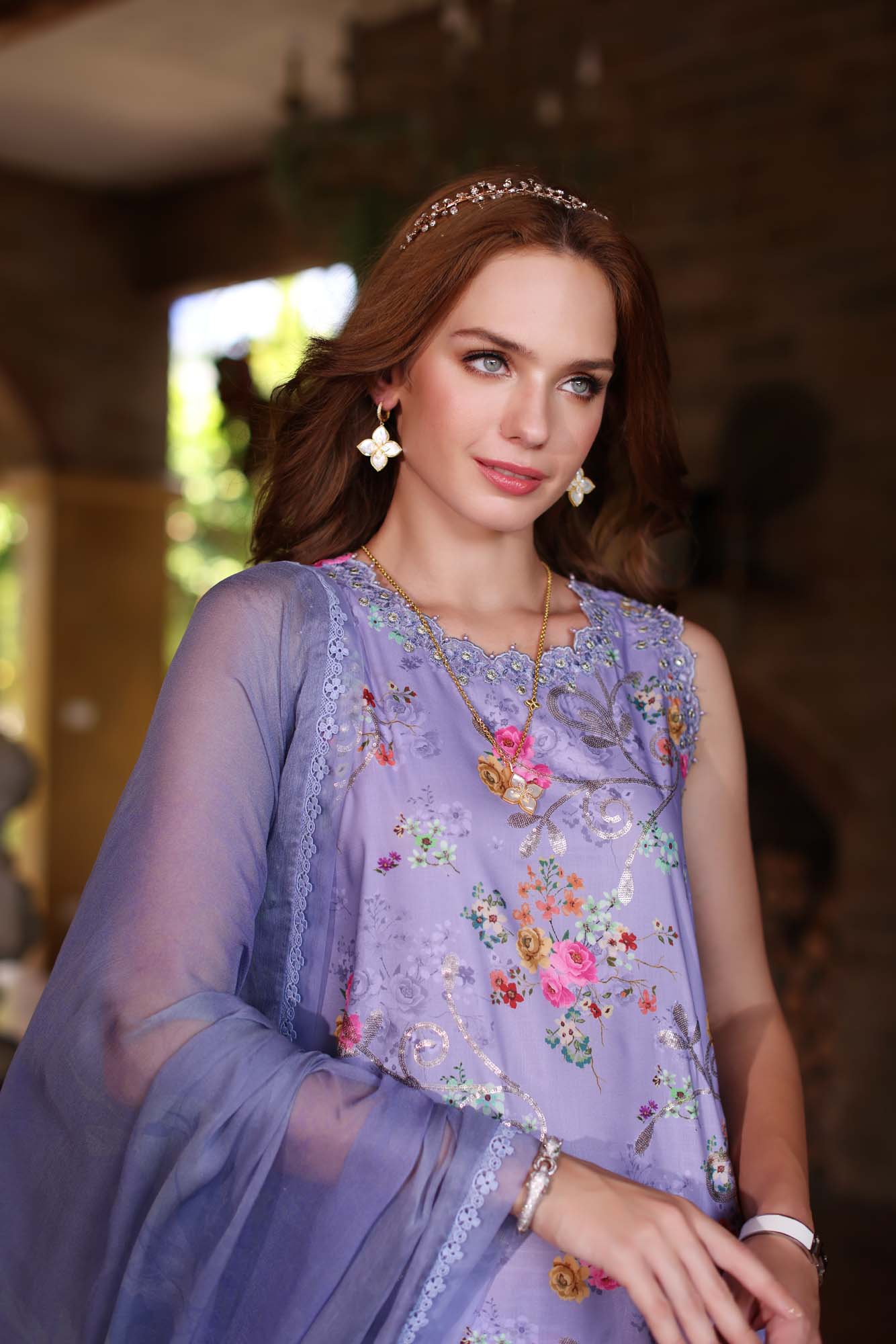 Noor by Saadia Asad | Eid Luxe Printkari 24 | D10 - House Of Anaya