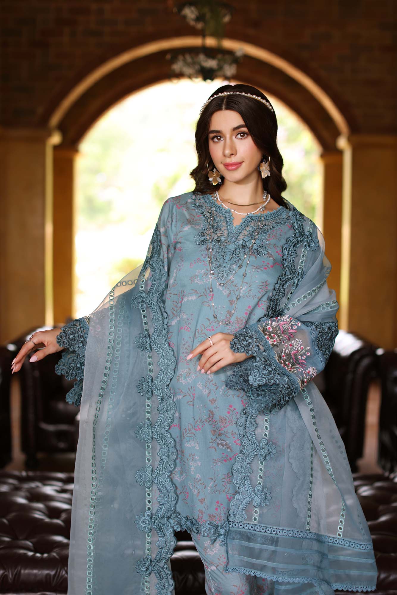 Noor by Saadia Asad | Eid Luxe Printkari 24 | D2 - House Of Anaya