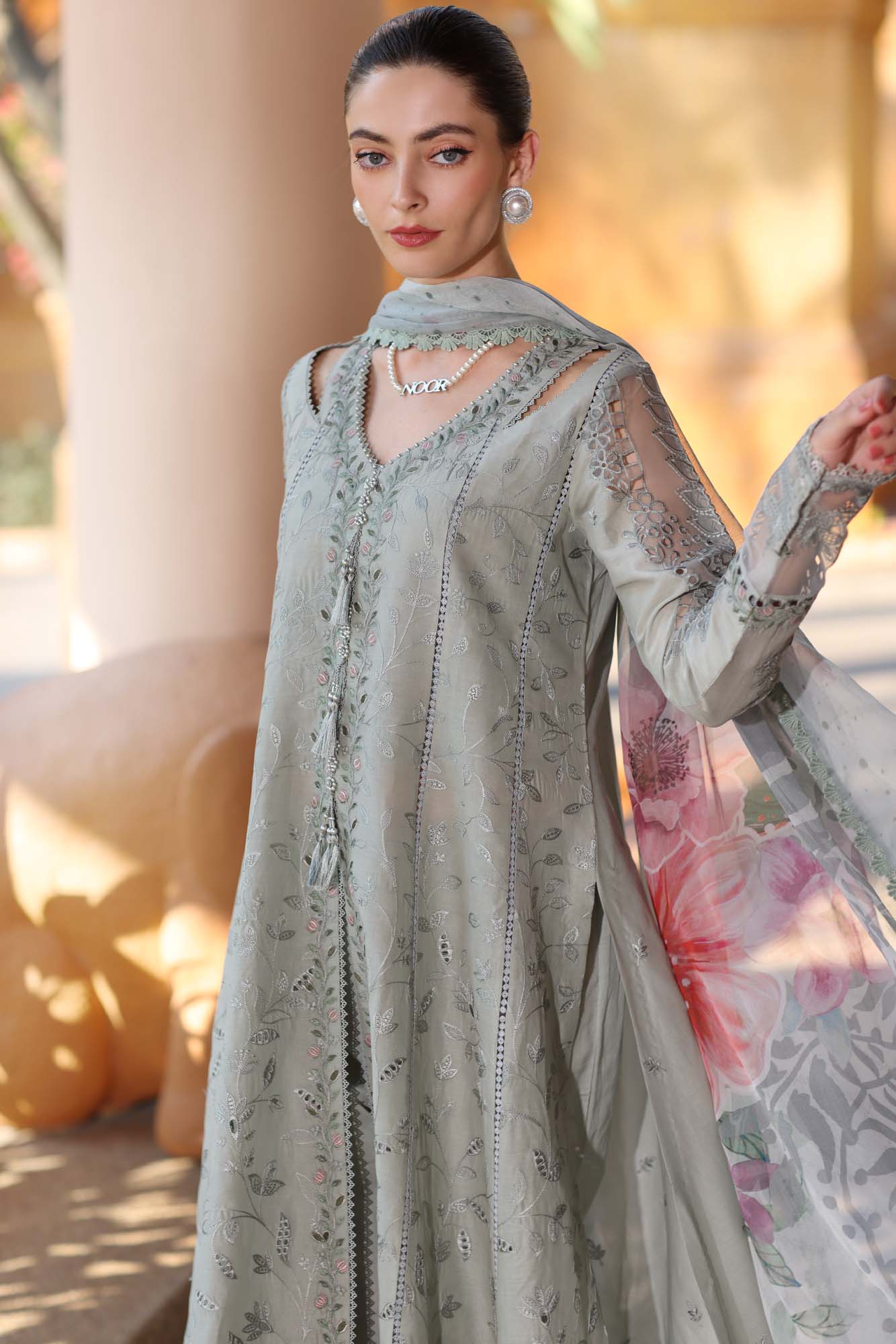 Noor by Saadia Asad | Eid Luxury Laserkari 25 | D1-A