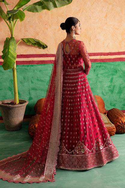Afrozeh Shehnai Wedding Formal 3Pc Suit AFS-23-V1-07 Gulabposh - Riwayat-e-khas
