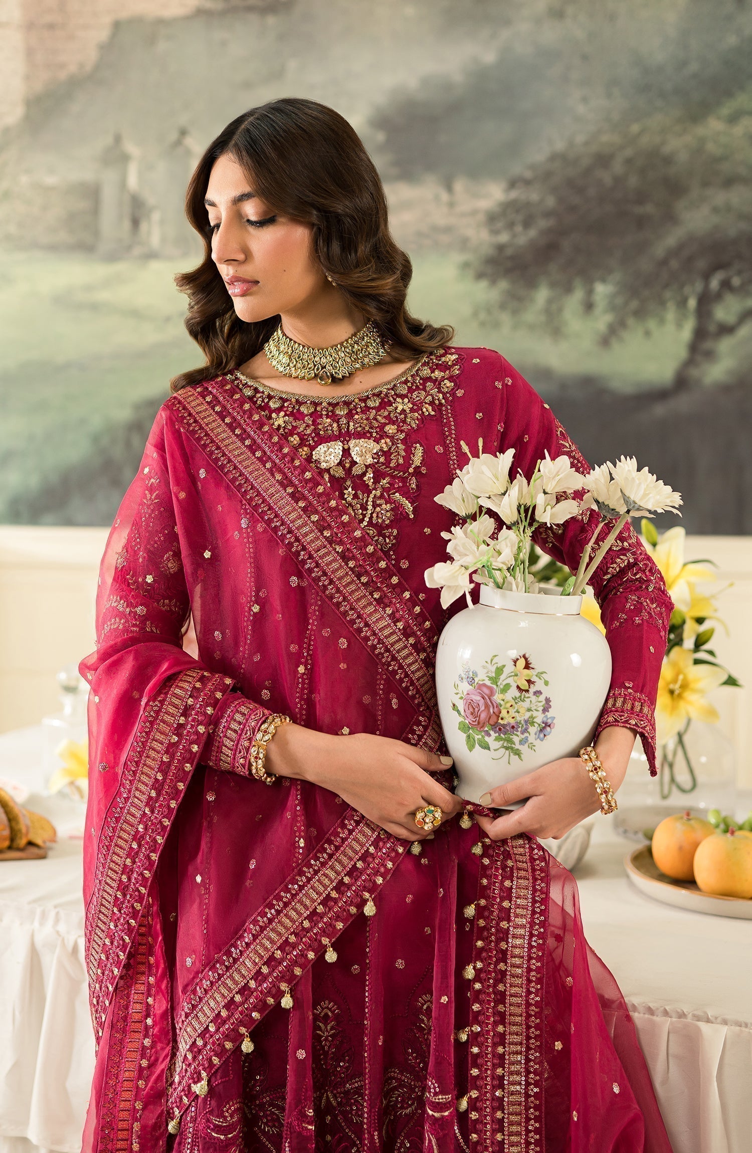 Emaan Adeel | Suave Luxury Formals 24 | SALVIA - House Of Anaya