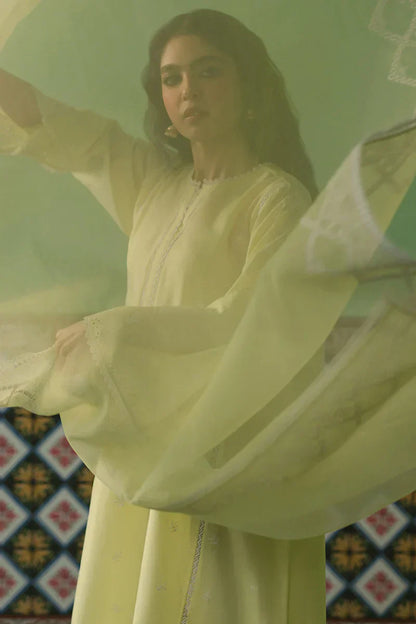 Cross Stitch | Chikankari Lawn | DAFFODIL BLANE - House Of Anaya