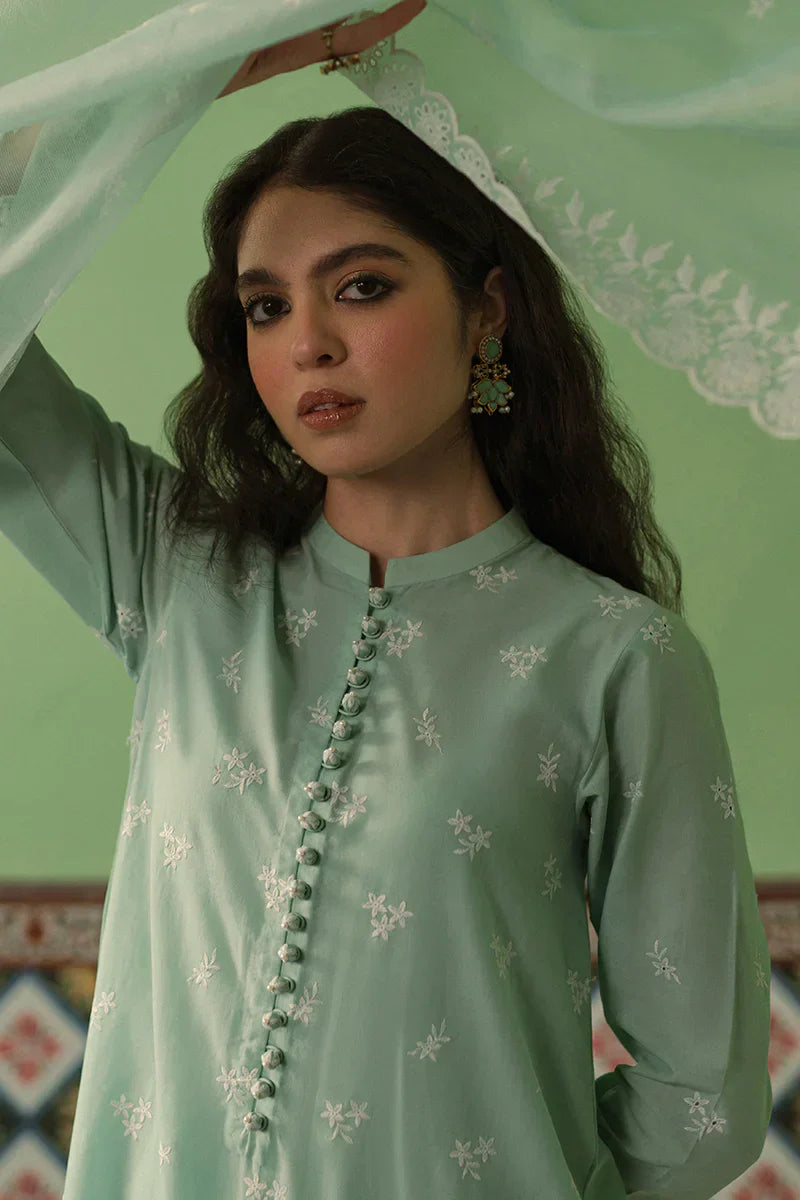 Cross Stitch | Chikankari Lawn | FLORAL WAVE - House Of Anaya