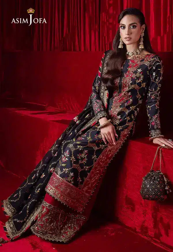 Asim Jofa | Bekhudi Luxury Chiffon 23 | AJBK-02 - House Of Anaya