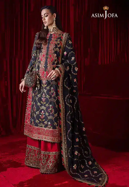 Asim Jofa | Bekhudi Luxury Chiffon 23 | AJBK-02 - House Of Anaya