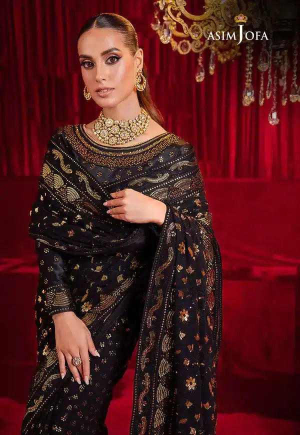 Asim Jofa | Bekhudi Luxury Chiffon 23 | AJBK-03 - House Of Anaya