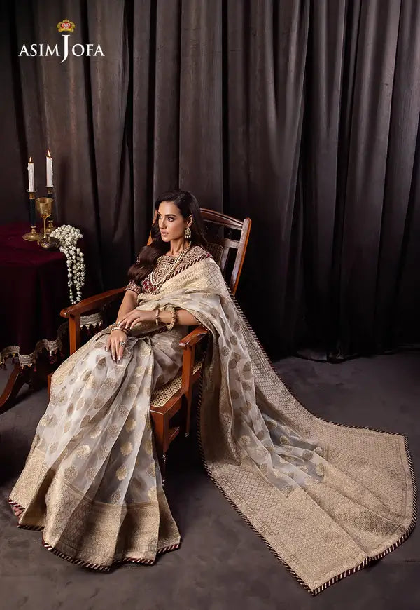Asim Jofa | Bekhudi Luxury Chiffon 23 | AJBK-04 - House Of Anaya