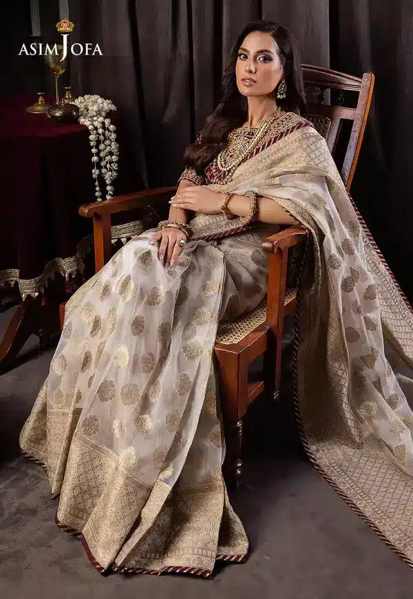 Asim Jofa | Bekhudi Luxury Chiffon 23 | AJBK-04 - House Of Anaya