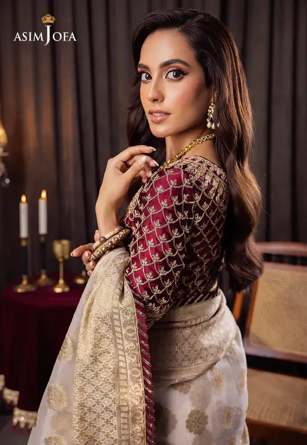 Asim Jofa | Bekhudi Luxury Chiffon 23 | AJBK-04 - House Of Anaya
