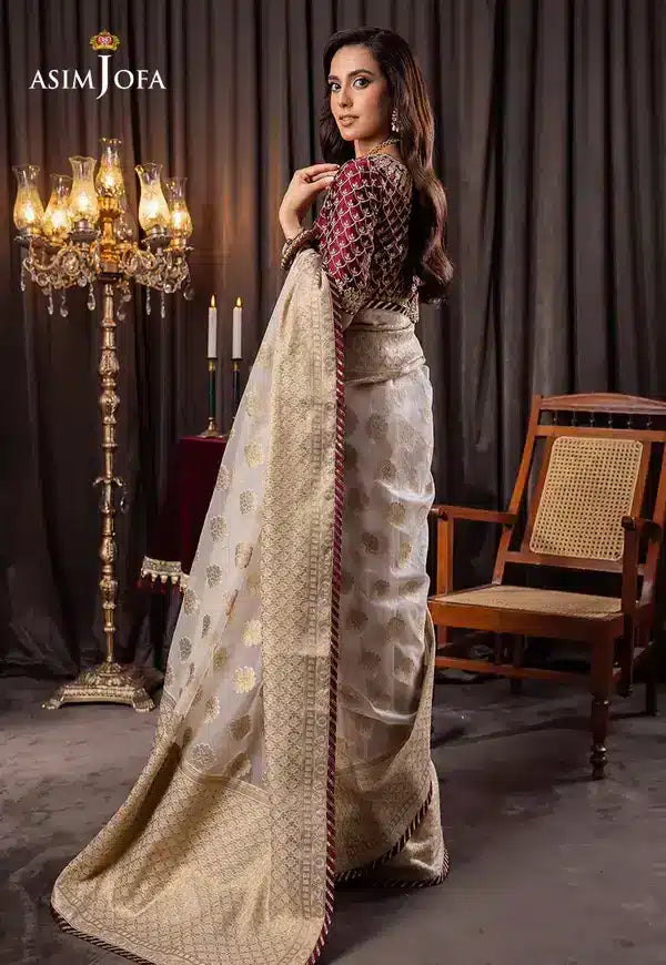 Asim Jofa | Bekhudi Luxury Chiffon 23 | AJBK-04 - House Of Anaya