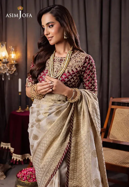 Asim Jofa | Bekhudi Luxury Chiffon 23 | AJBK-04 - House Of Anaya