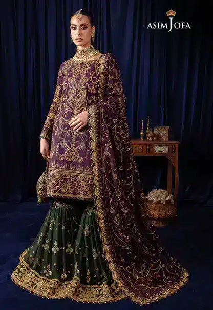 Asim Jofa | Bekhudi Luxury Chiffon 23 | AJBK-07 - House Of Anaya