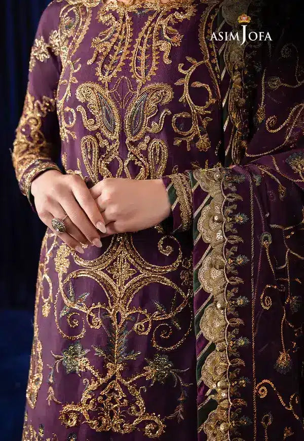 Asim Jofa | Bekhudi Luxury Chiffon 23 | AJBK-07 - House Of Anaya