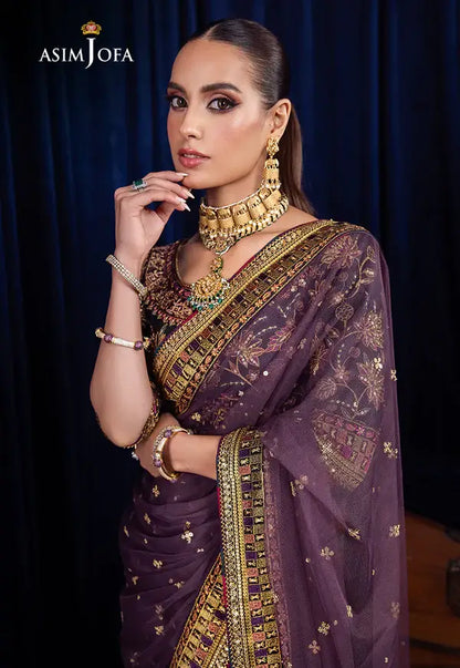 Asim Jofa | Bekhudi Luxury Chiffon 23 | AJBK-08 - House Of Anaya