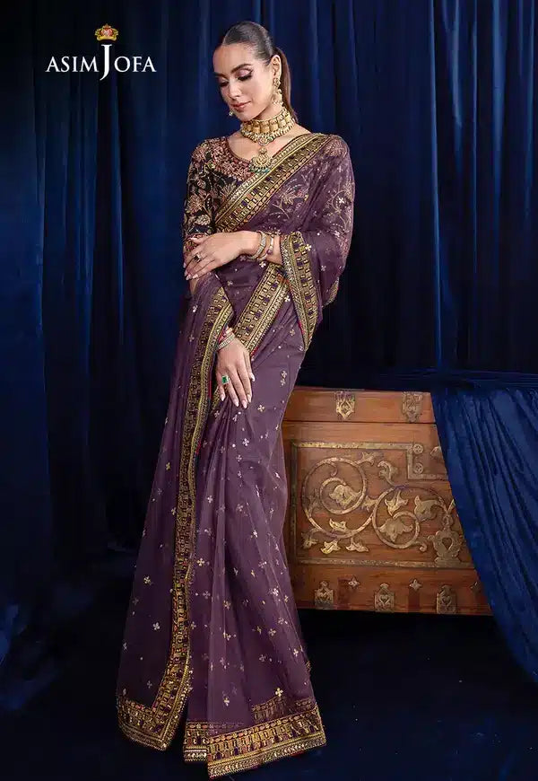 Asim Jofa | Bekhudi Luxury Chiffon 23 | AJBK-08 - House Of Anaya