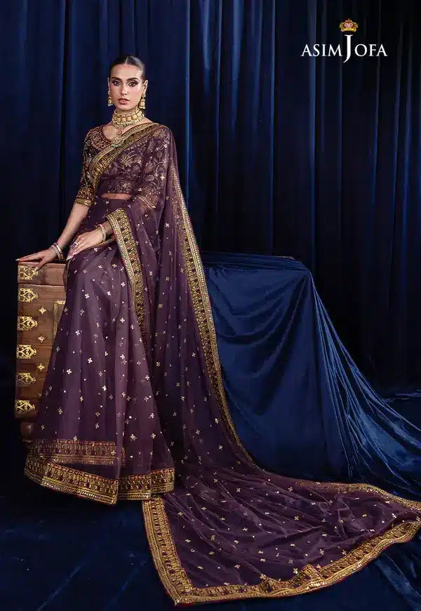 Asim Jofa | Bekhudi Luxury Chiffon 23 | AJBK-08 - House Of Anaya