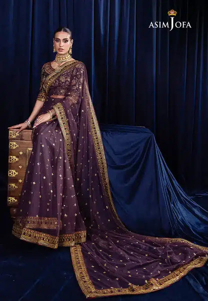 Asim Jofa | Bekhudi Luxury Chiffon 23 | AJBK-08 - House Of Anaya