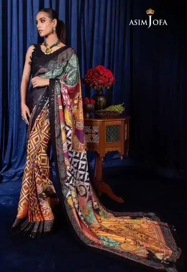 Asim Jofa | Bekhudi Luxury Chiffon 23 | AJBK-09 - House Of Anaya