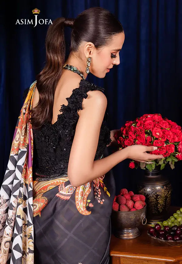 Asim Jofa | Bekhudi Luxury Chiffon 23 | AJBK-09 - House Of Anaya