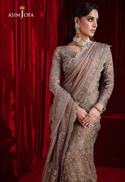 Asim Jofa | Bekhudi Luxury Chiffon 23 | AJBK-10 - House Of Anaya