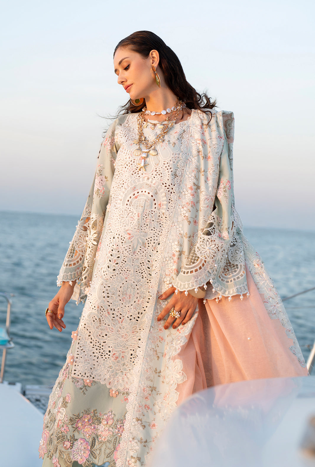 AJR Couture | Evara Luxury Lawn | Fyna