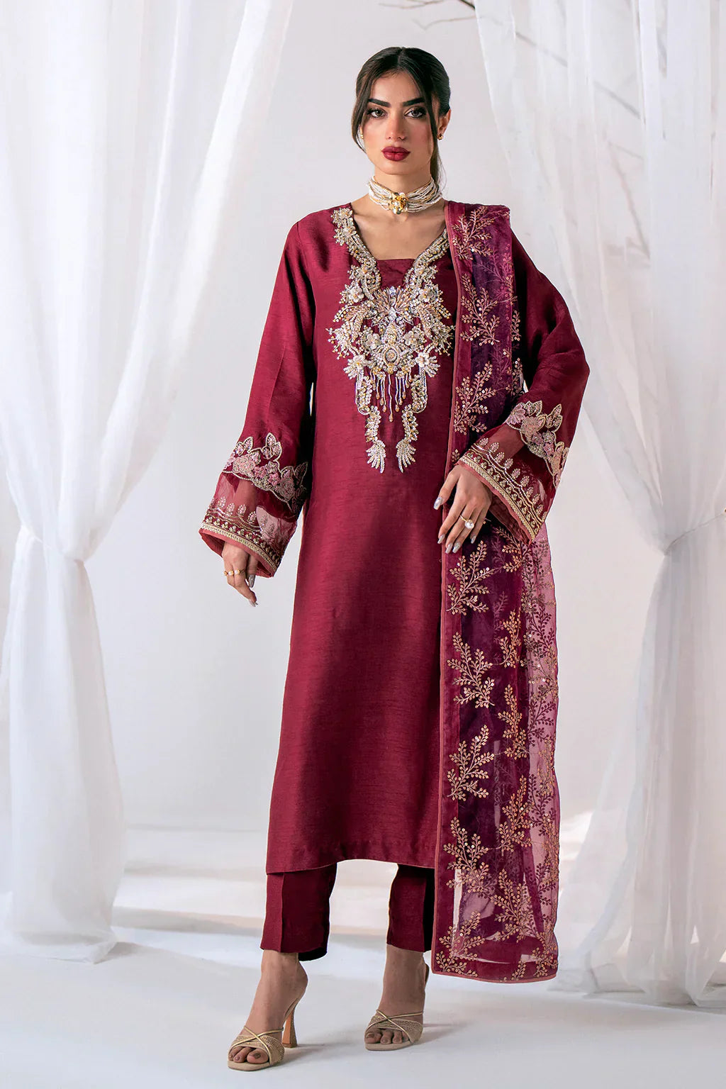Ajr Couture | Luxe Pret Eid Drop | Starry - House Of Anaya