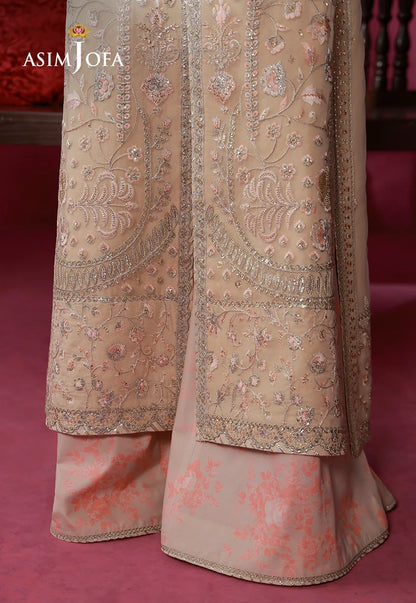 Asim Jofa | Festive Collection 26 | AJULFI-08 Embroidered Organza 3 Pcs