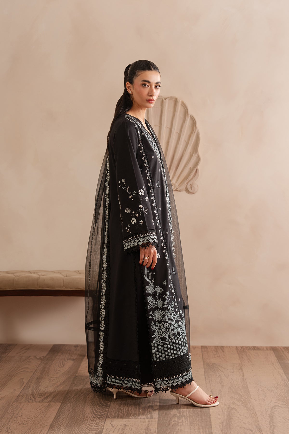 Afrozeh | Muted Muse '26 | Stone - Image 2