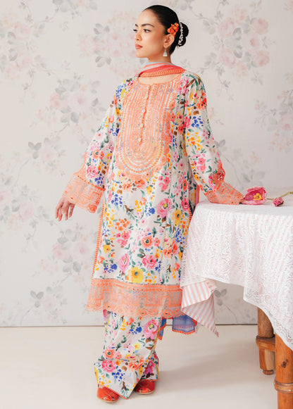 Afrozeh The Floral Charm Embroidered Lawn 3Pc Suit AL-24-V1-06