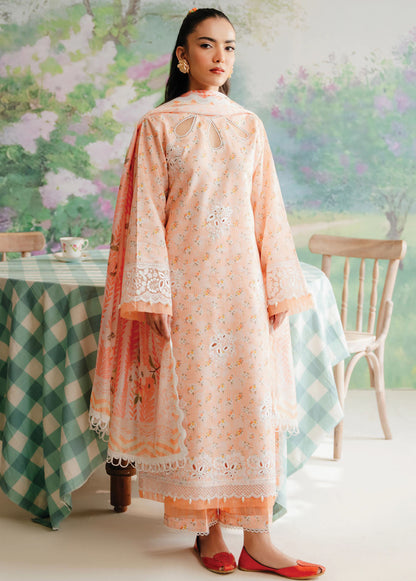 Afrozeh The Floral Charm Embroidered Lawn 3Pc Suit AL-24-V1-10