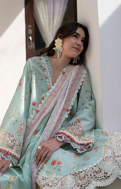 AJR Couture | Printakari Lawn 25 | Aqua