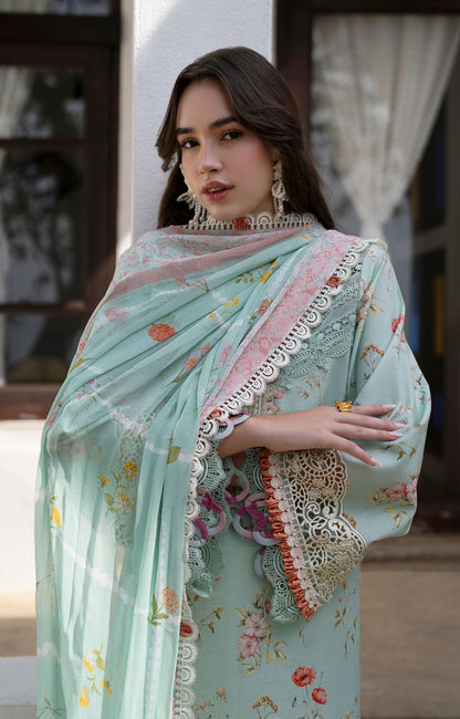 AJR Couture | Printakari Lawn 25 | Aqua