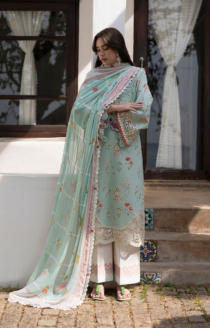 AJR Couture | Printakari Lawn 25 | Aqua