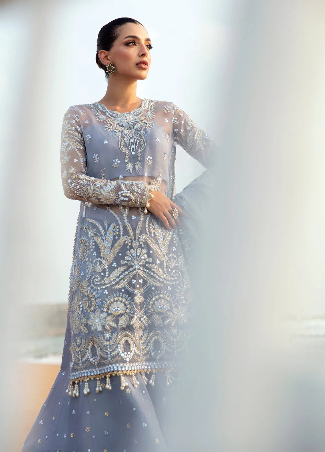 Dastangoi by Afrozeh Wedding Formals 3Pc Suit AWE-01 Nashmia