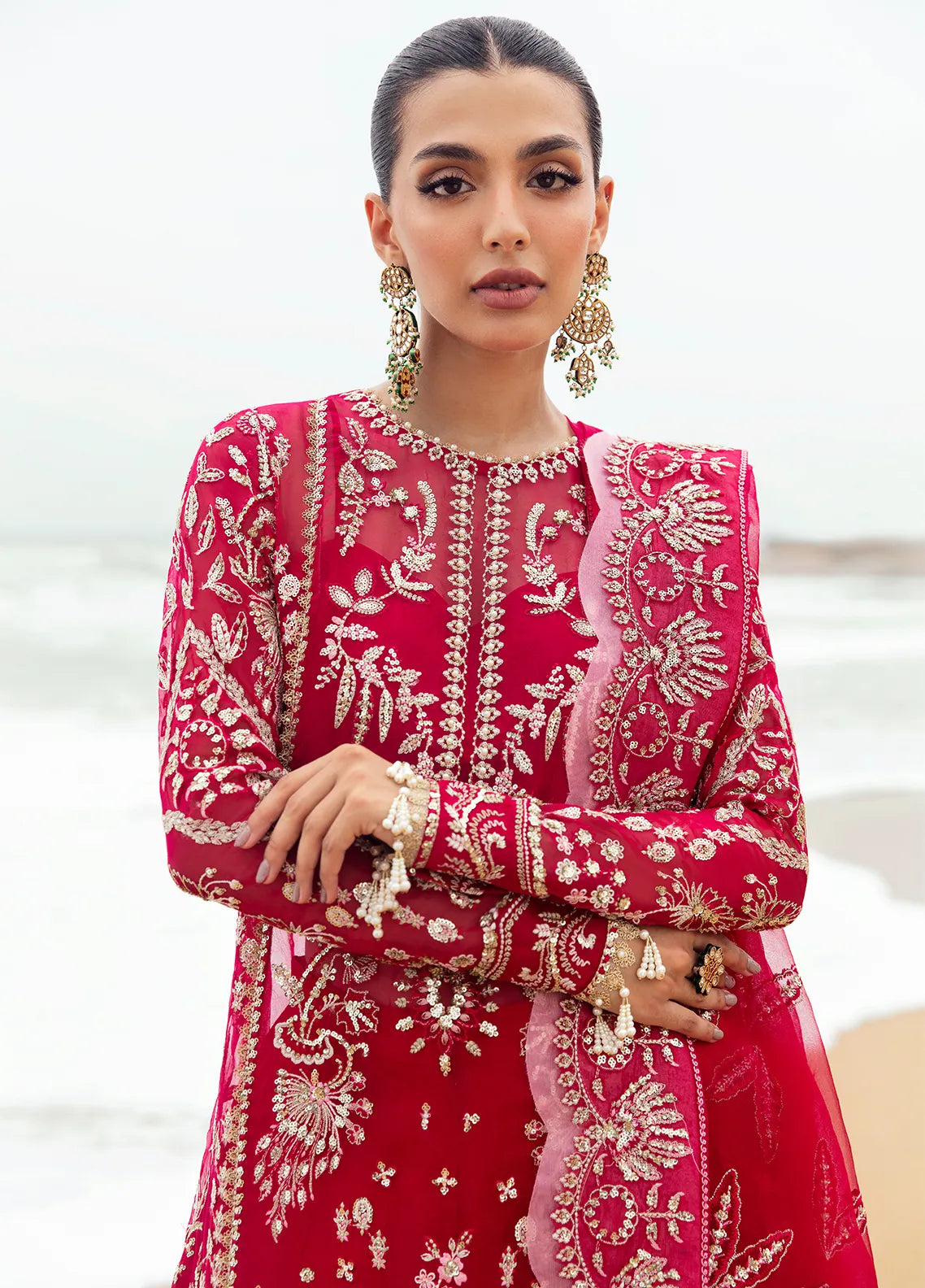 Dastangoi by Afrozeh Wedding Formals 3Pc Suit AWE-04 Nageen