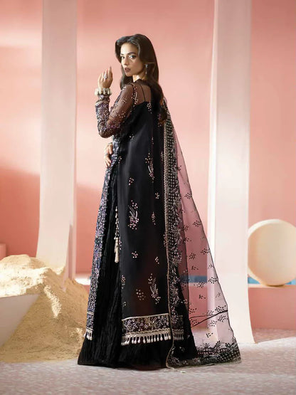 Ayzel Luminara Embroidered Organza 3Pc Suit AWF-01 MILAN