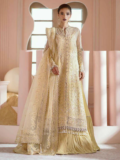 Ayzel Luminara Embroidered Organza 3Pc Suit AWF-02 LEIA