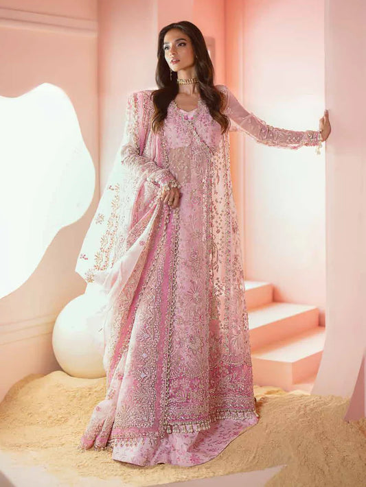 Ayzel Luminara Embroidered Organza 3Pc Suit AWF-04 BELLA