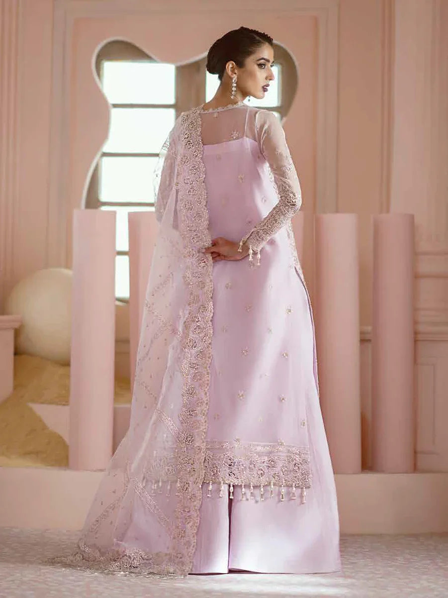 Ayzel Luminara Embroidered Organza 3Pc Suit AWF-06 CORA