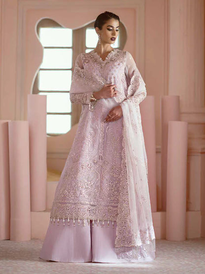 Ayzel Luminara Embroidered Organza 3Pc Suit AWF-06 CORA