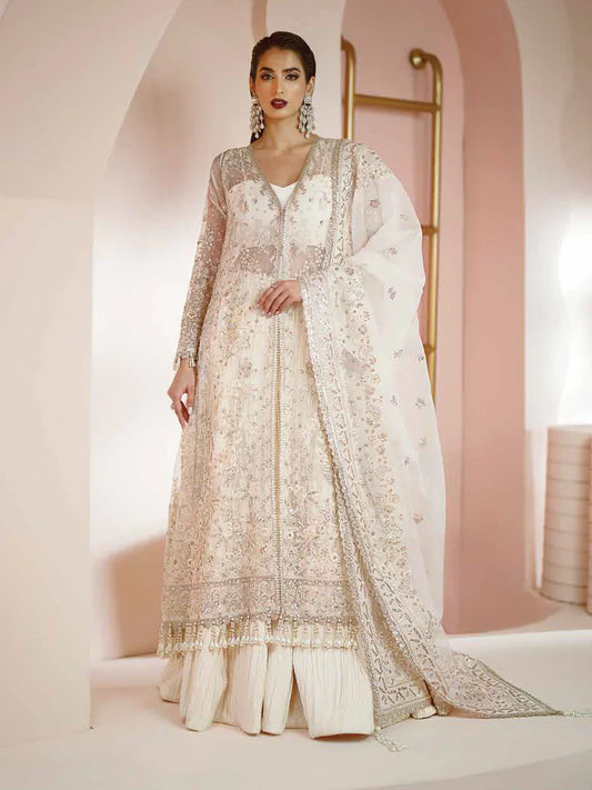 Ayzel Luminara Embroidered Organza 3Pc Suit AWF-08 SORA