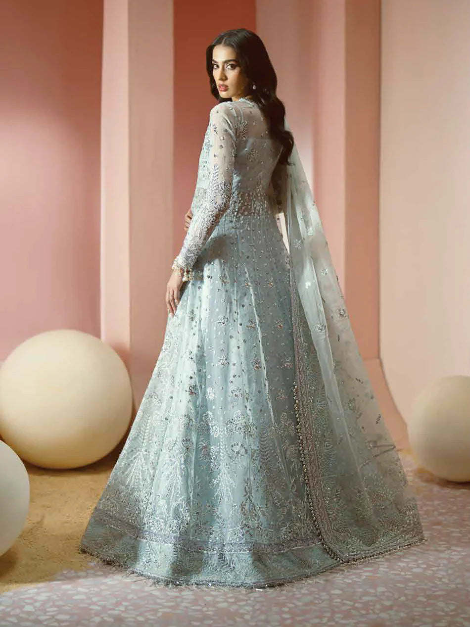 Ayzel Luminara Embroidered Organza 3Pc Suit AWF-09 TALIA