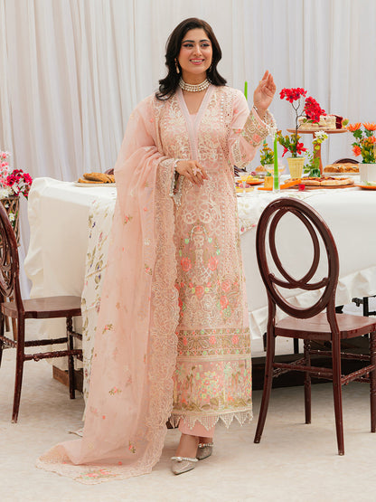 Mahnur | Allenura Luxury Lawn 24 | AZURE - House Of Anaya
