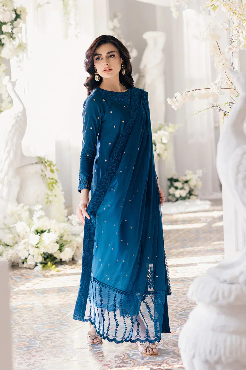 Azure | Ensembles Embroidered Formals | Aegean Breeze - House Of Anaya