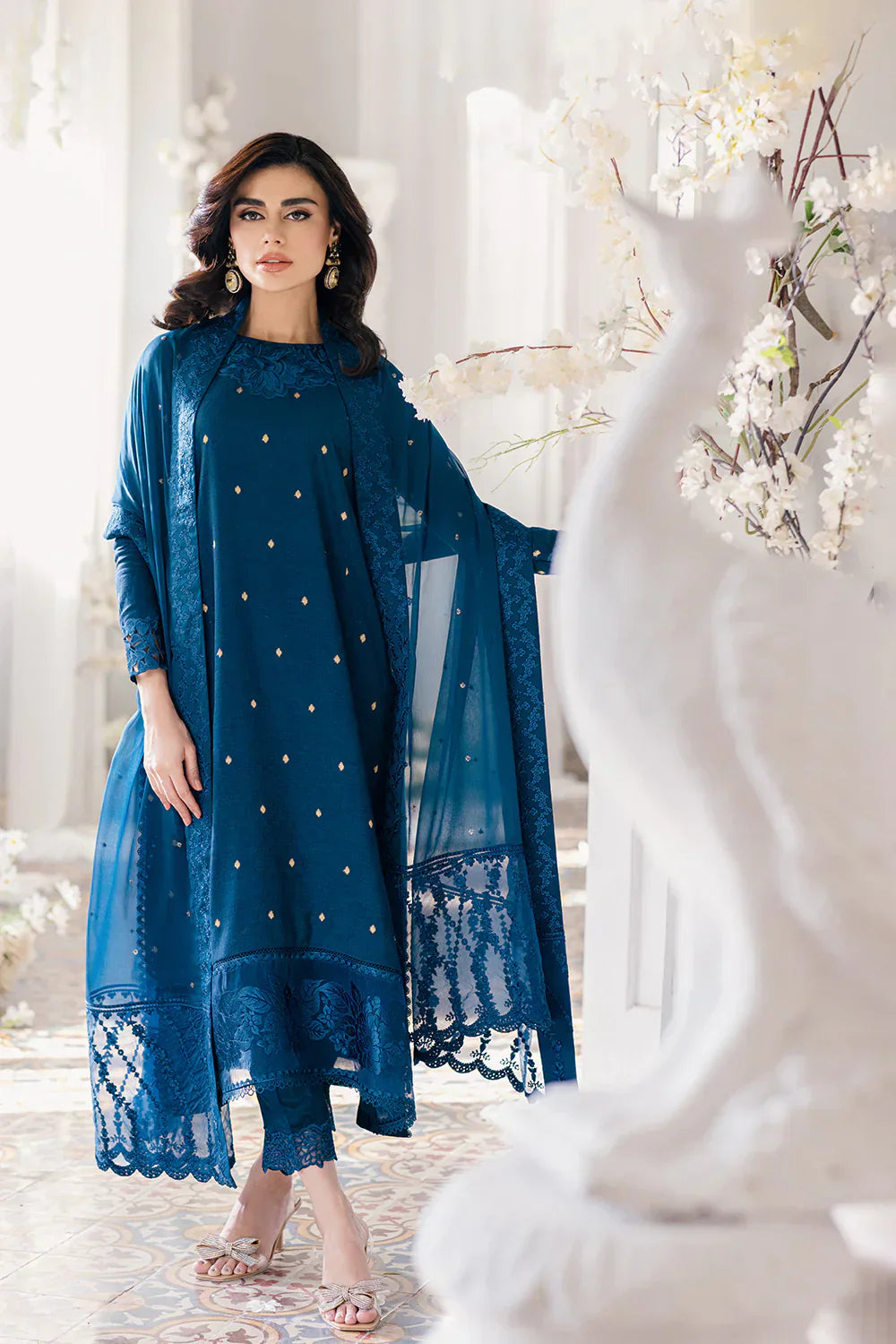 Azure | Ensembles Embroidered Formals | Aegean Breeze - House Of Anaya